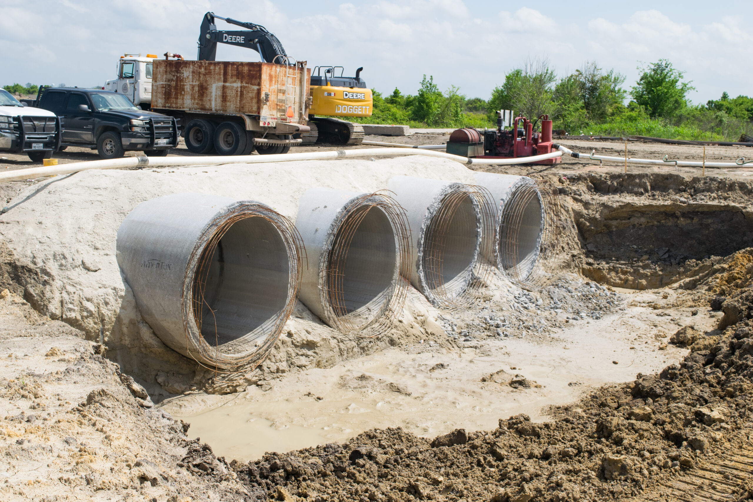 Luce Bayou water canal