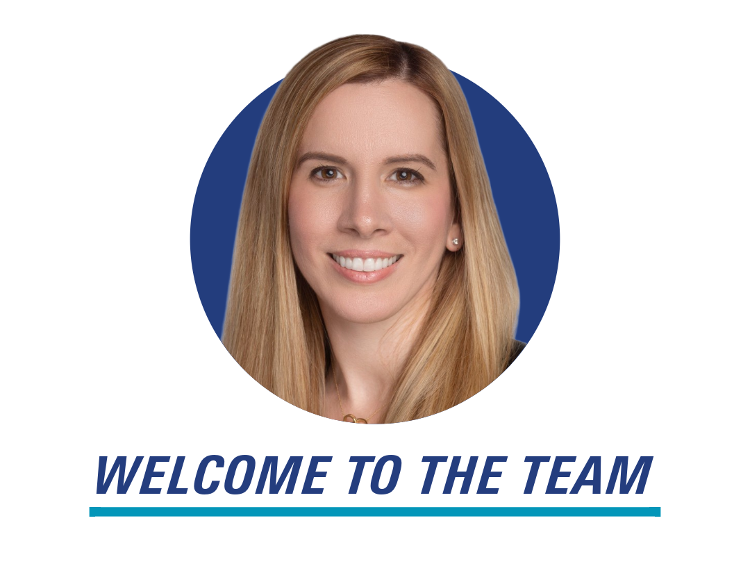 Welcome to the team graphic featuring a professional headshot of Jamie Herdocia