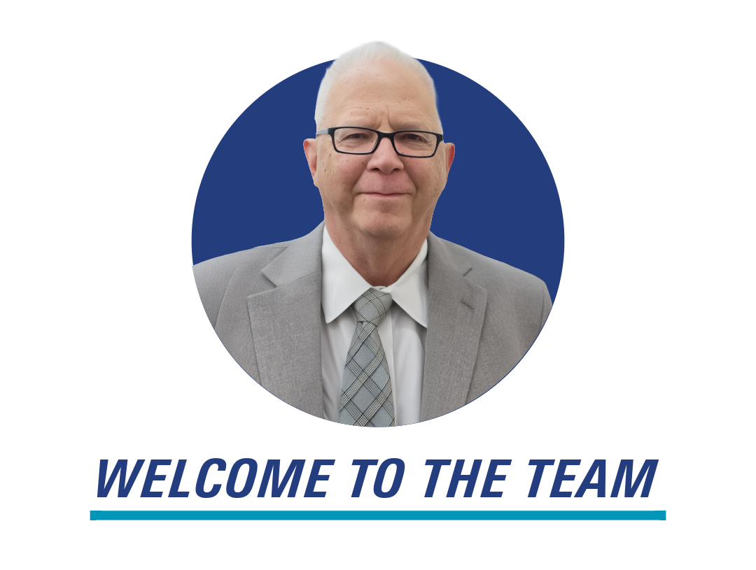Welcome graphic announcing Ralph T. Taylor, AIA, as Sr. VP of Program Management at DCCM.